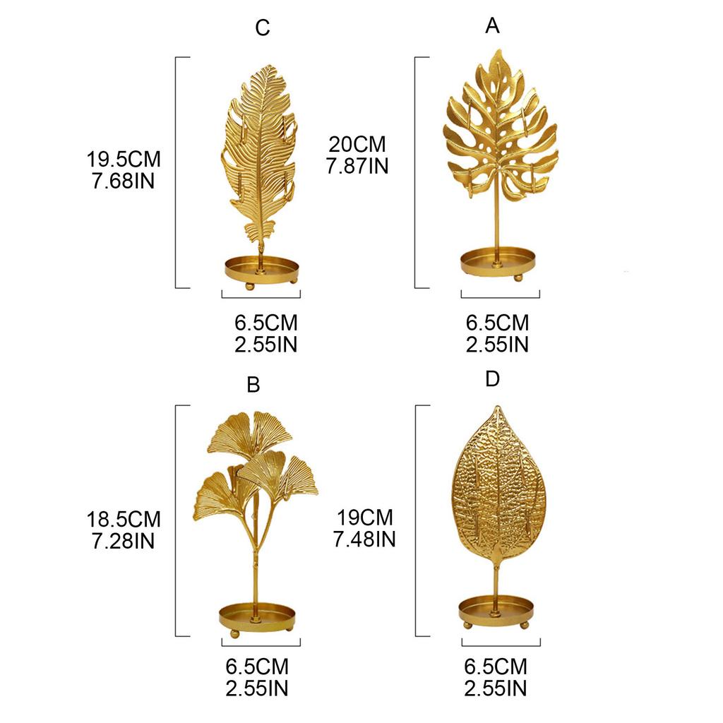 Leaf Shape Iron Jewelry Display Rack Stand New Style Earrings Necklace Bracelet Organizer Storage Holders Desktop Decor