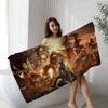 D-Dead B-By-Day Game Microfiber Blanket Quick Drying Beach Towels Oversized Printing Super Absorbent Pool Towel Blanket