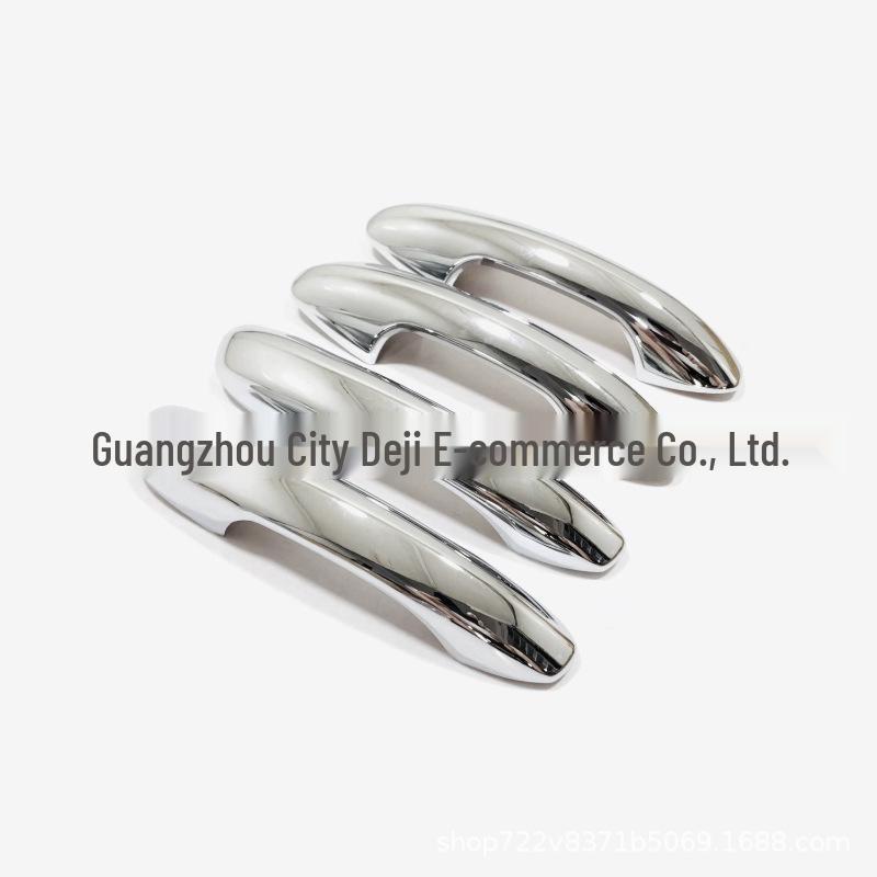 Chrome Handle Decoration for 23-24 Mercedes-Benz GLC Class 260L/300L: Bright Silver ABS Stickers