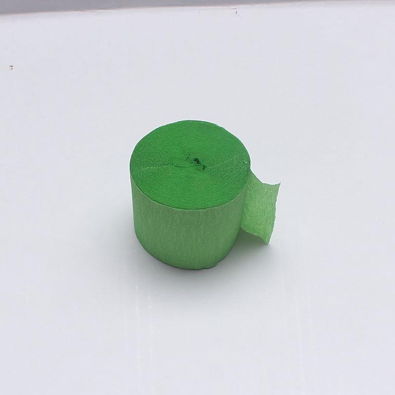 4.5cm x 10m Colored Crepe Paper Roll for Crafts and Balloon Streamers