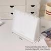 Minimalist Style Transparent Desktop Album Storage Book 3Inch 2 Grid K-Pop Idol Photo Card Display Stand