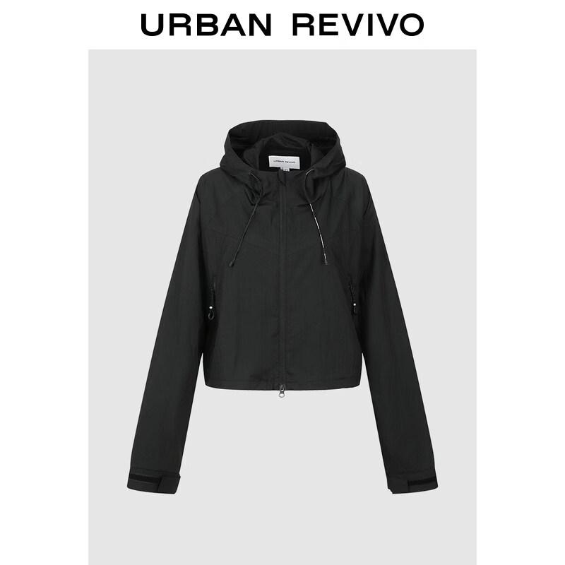 

UR Women s Sporty Oversized Drawstring Hooded Jacket S