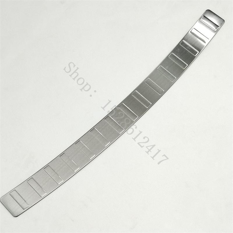 For Skoda Octavia A7 2015 2016 ~2021 Stainless Steel Rear Trunk Bumper Protector Rear Scuff Plate Rear Door Sill Car Accessories