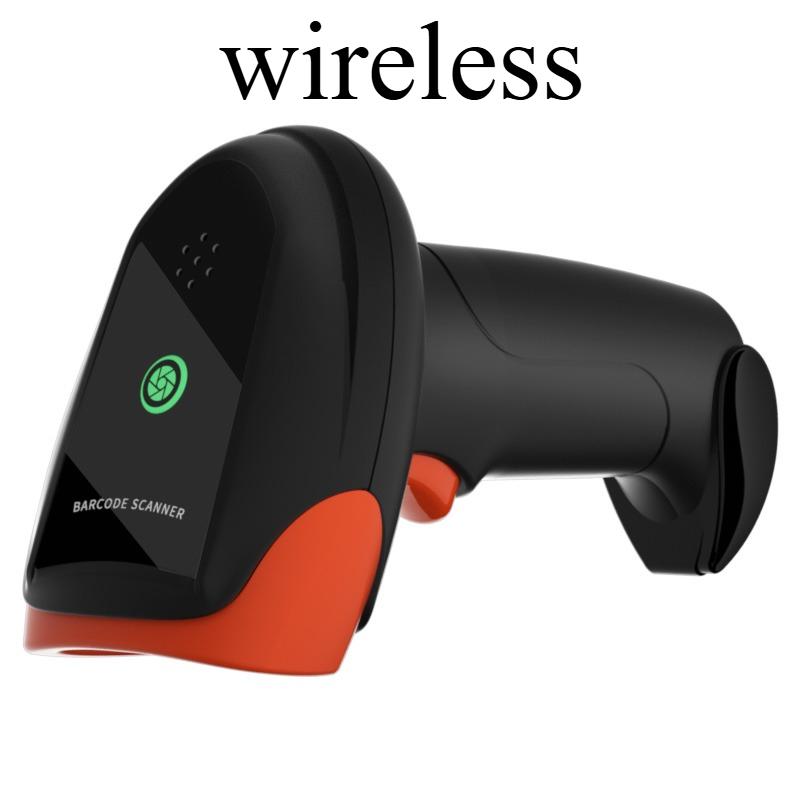 1D 2D Barcode Scanner Wireless Bluetooth Portable Handheld Gun QR/PDF417 Code Reader for Parcel Delivery Document Logistics Data