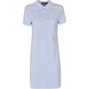Polo Solid Color Polo Collar Short Sleeve Dress Women Dresses Light-Blue 211799490-008