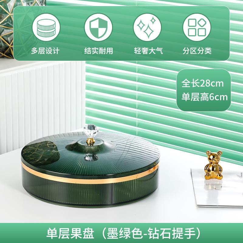 Plastic Dried Fruit Box Candy Box Fruit Plate Snack Plate Refreshment Tray Food Storage Box Cake Plates Storage Bins Organizer