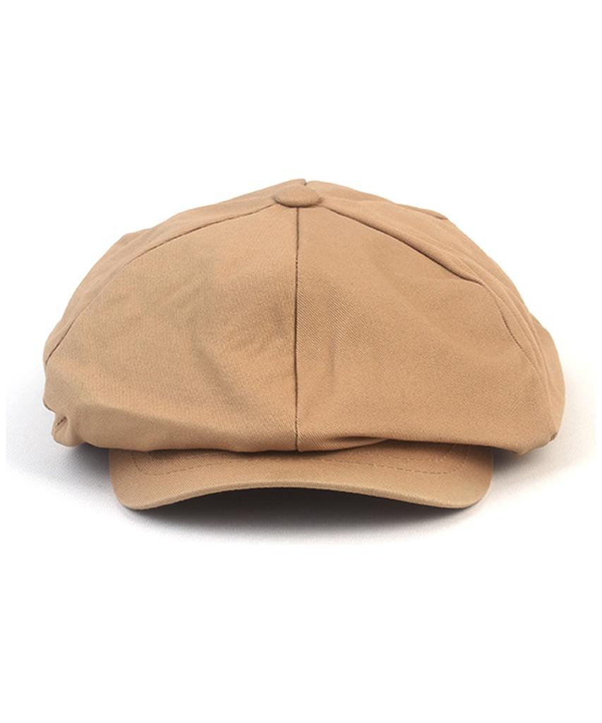 Yunibeosyeolkemiseuteuli Ct Beige Loose Fit Newsboycap