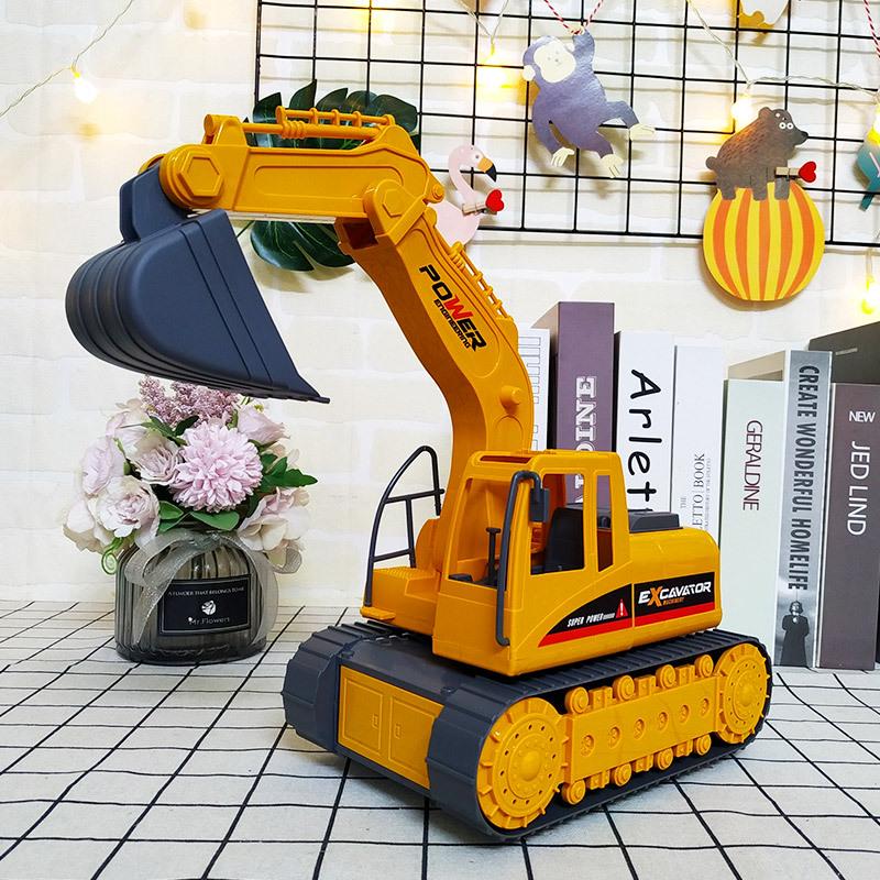 Grande Salvadanaio Elettrico con Impronta Digitale, Musica ed Escavatore per Bambini