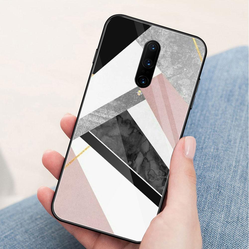 Marmurowa obudowa na Oneplus 7 pro Szklana tylna obudowa Oneplus 6t coque na Oneplus 1+ 5 5t 6 Oneplus 6 6t 7 pro