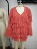 2026 Autumn/Winter French Tassel V-Neck Knit Cardigan Sweater