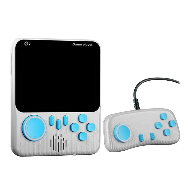 G7 Ultra-thin Mini Retro Handheld Portable Game Console 3.5-Inch LCD Color Screen Built-In 666 Game with Inbuilt Speaker Connect with TV Gameboy