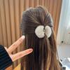 Hair Claw Strong Claws Fadeless Fall-resistant Non-shedding Non-slip Fluffy Fur Balls Fall Winter Plush Hair Clip Hair Accessory