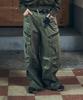 AAKAM Knee Pin-Tuck Zippered Cargo Pants (Khaki)