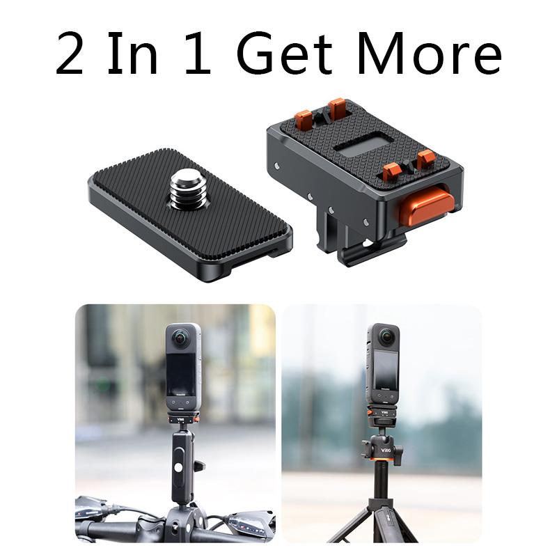 Pentru Cameră Sport Insta 360 Ace / Ace Pro / Ace Pro 2 Montură Aluminiu cu Eliberare Rapidă Adaptor Magnetic Montură Accesorii