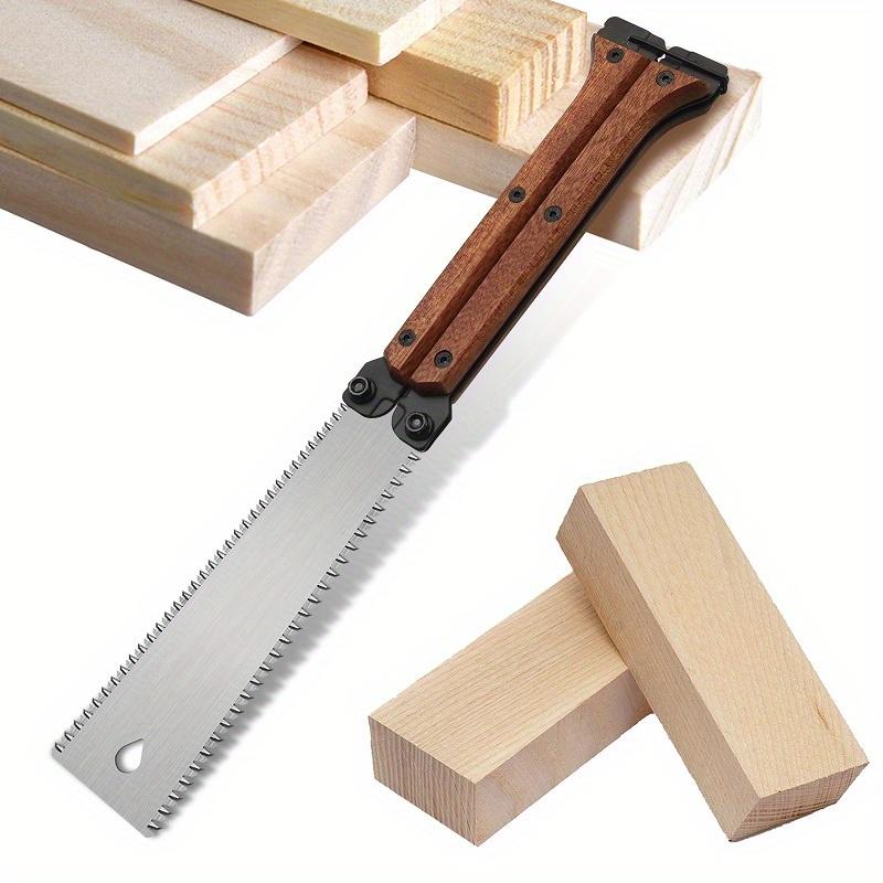 5.5 Inch Mini Pocket Folding Saw  SK5 Blade Wood Saw for Woodworking  11/15 TPI Double Edges Pull Saw  Flush Cut Saw for Wet/Dry Wood