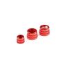 Aluminum For BMW 7 Series 16- Red Console Air Conditioner Button Knob Cover