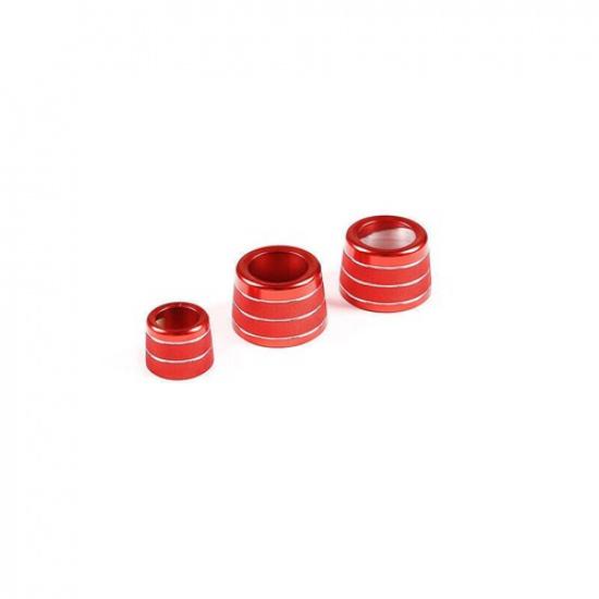 Aluminum For BMW 7 Series 16- Red Console Air Conditioner Button Knob Cover