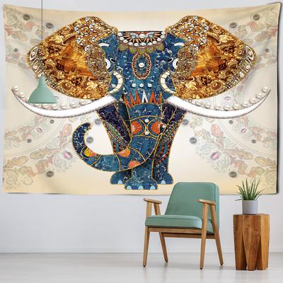 Mandala Pattern Indian Elephant Tapestry Tree Of Life Wall Hanging Psychedelic Witchcraft Home Decor Background Fabric