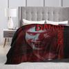 Damon Salvatore The Vampire Diaries Blankets Soft Warm Flannel Throw Blanket Bedding for Bed Living Room Picnic Travel Home Sofa