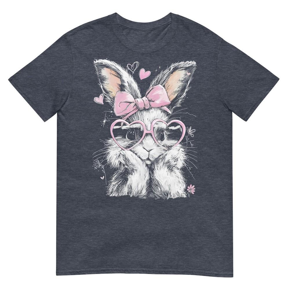 Cute Easter Bunny For Unisex Pink Rabbit Coquette Girly TShirt