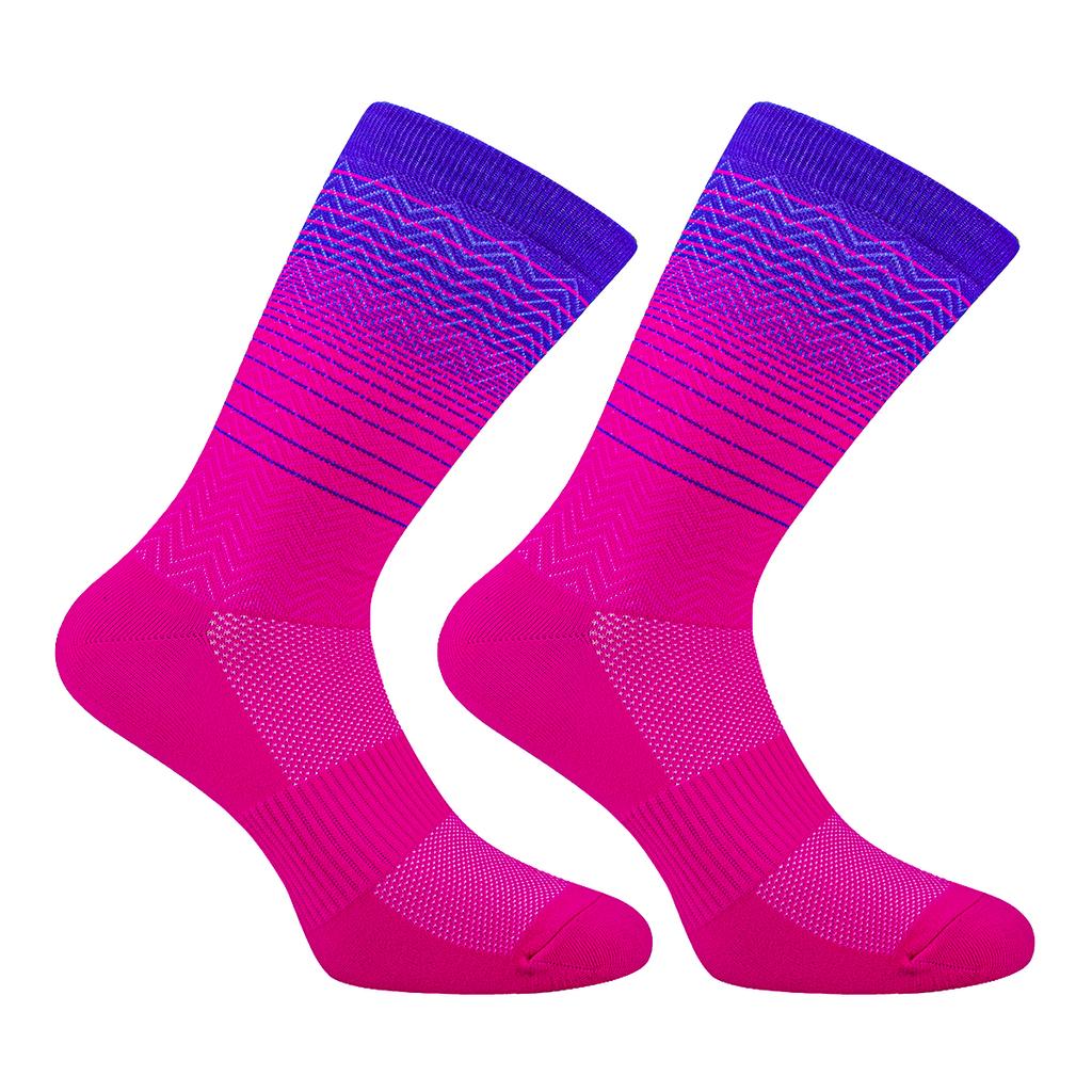 Cycling Socks Men Women Running Socks Breathable Wear-Resistant Camping Hiking Socks Tube Compression Sports Socks