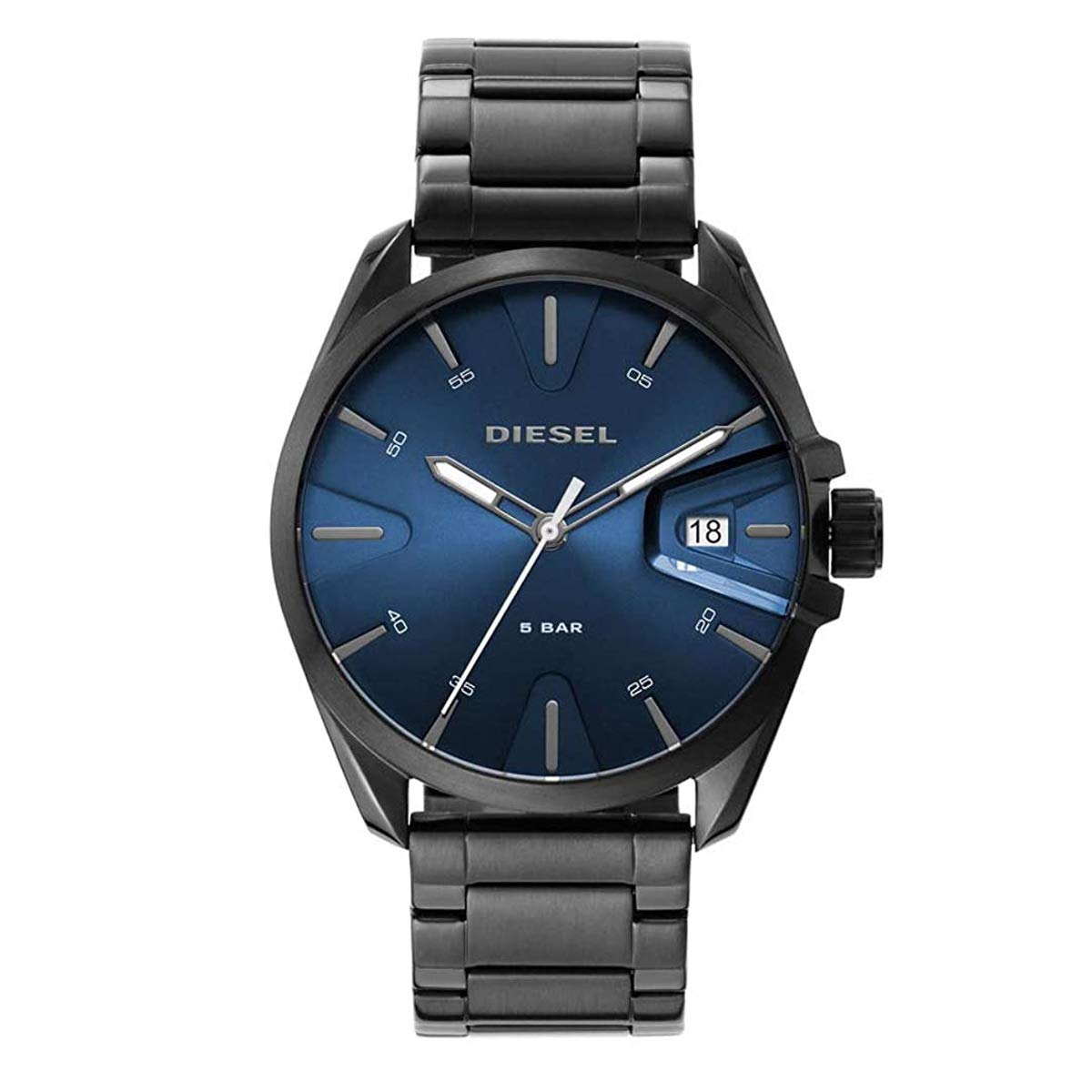

Дизель Мужские часы MS9 (DZ1908) Аналоговые часы-календарь в цвете «темно-синий металлик» с браслетом из нержавеющей стали