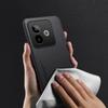 Für Realme GT 7T Hülle Einfarbiges PU-Leder Mattes Silikon TPU Schutzhülle für Realme GT7 T GT7T Stoßfest Hart Bumper