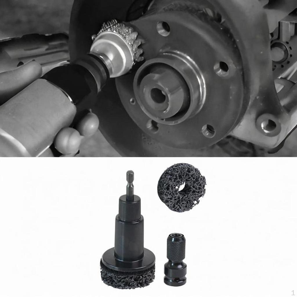 Rust Removal Wheel Hub Tool Care Accessory Electric Drill Cleaning