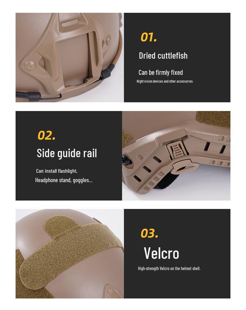 Luxury Edition Adjustable Tactical Helmet for Outdoor CS and Cycling