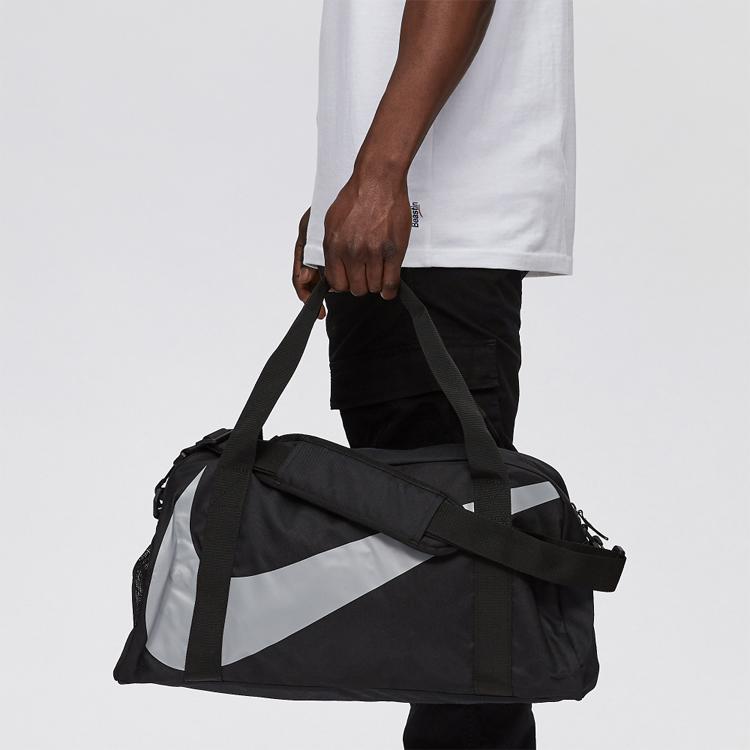 Nike Fabric Camping Bag, Luggage Bag, Travel Bag Regular Unisex Black Casual BA5567-010