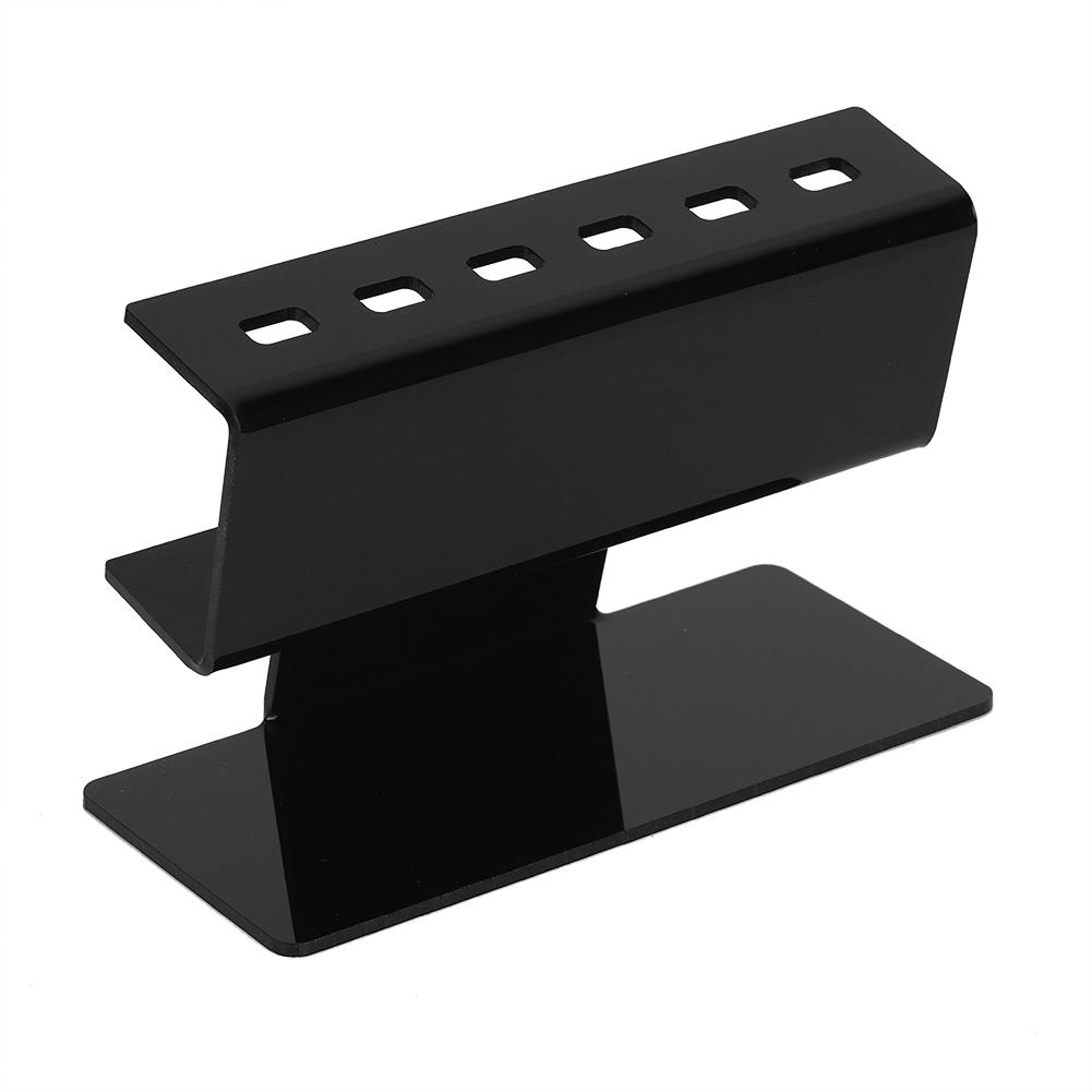 

Eyelash Extension Plastic Tweezers Shelf Holder 6pcs Tweezer Stand Positions Black