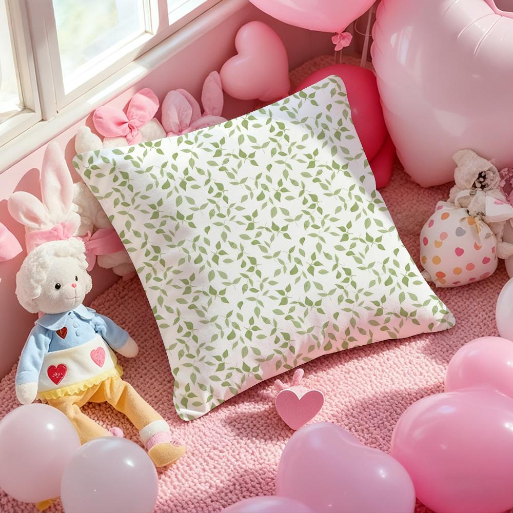 Modern style Leaf Cushion Cover Pattern Printed Pillowcase for Living Room Sofa Cushion Cover & Bedroom Decor