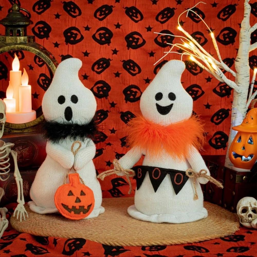 Soft Halloween Ghost Doll Scary Ghost Festival Ornament Ghost Figurines Halloween Decorations