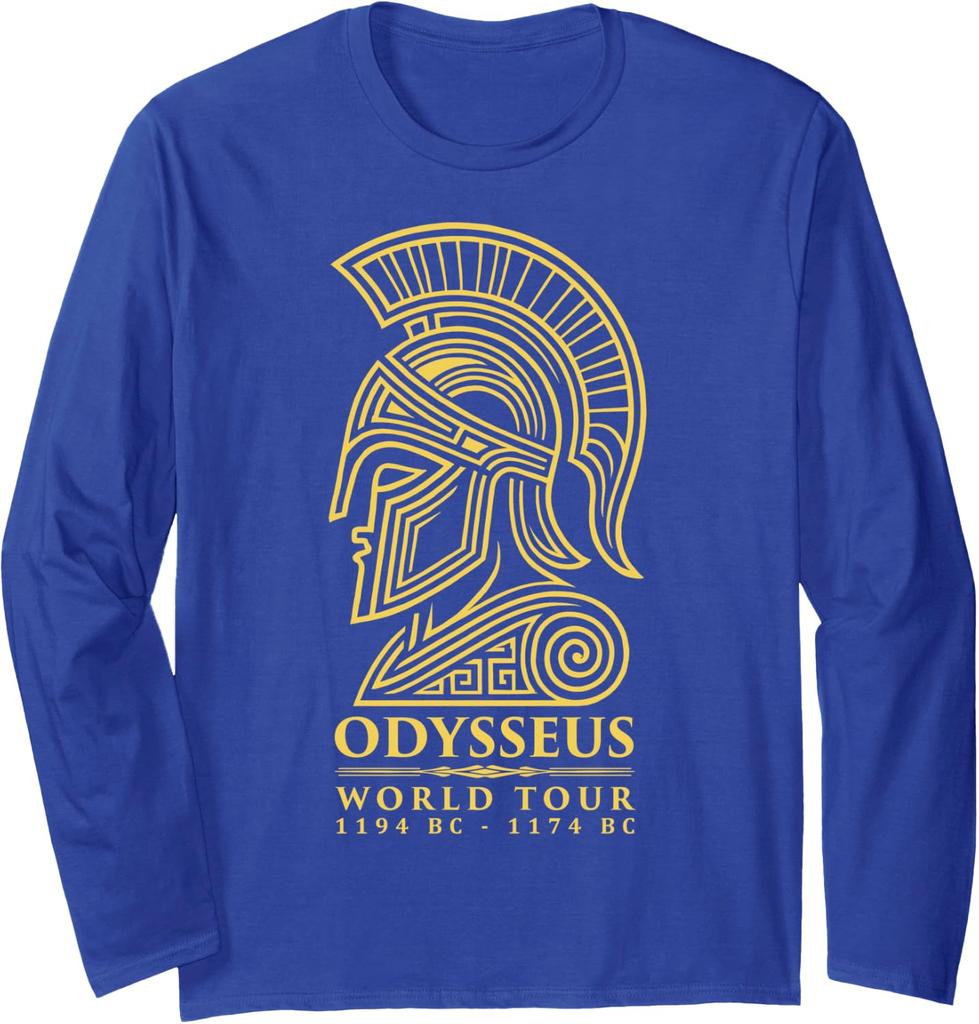 Odysseus Greek Myth the Odyssey Classic Mythology Long Sleeve T-Shirt