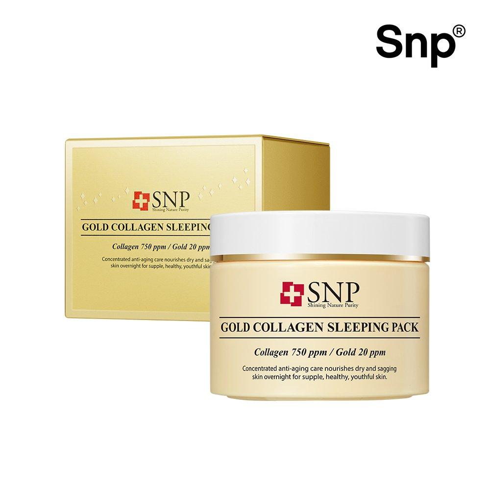

Ночной пакет Gold Collagen Sleeping Pack 100 г, упругий ночной пакет