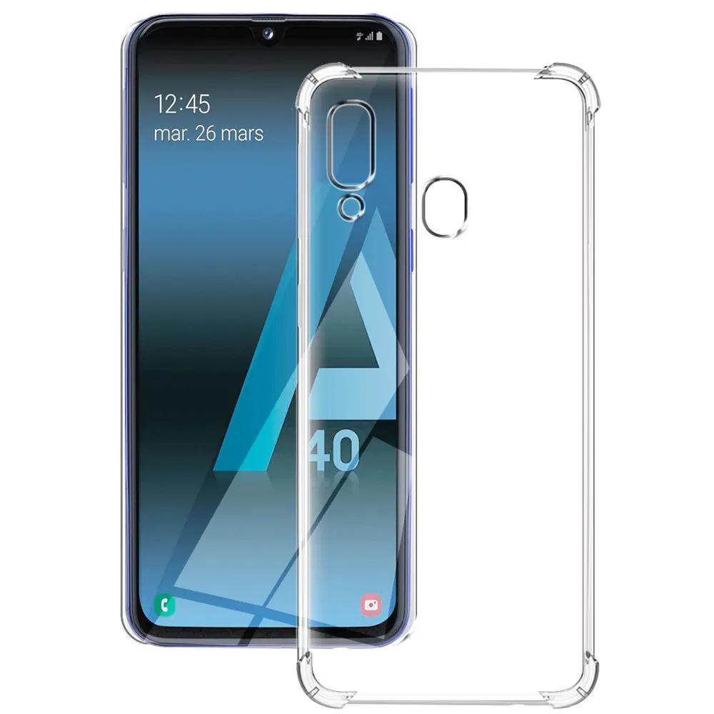 For Samsung Galaxy A40 Case Silicone Soft Shockproof Transparent Cover For Samsung A40 Clear Cases For Samsung A40 Funda Coque Samsung A40