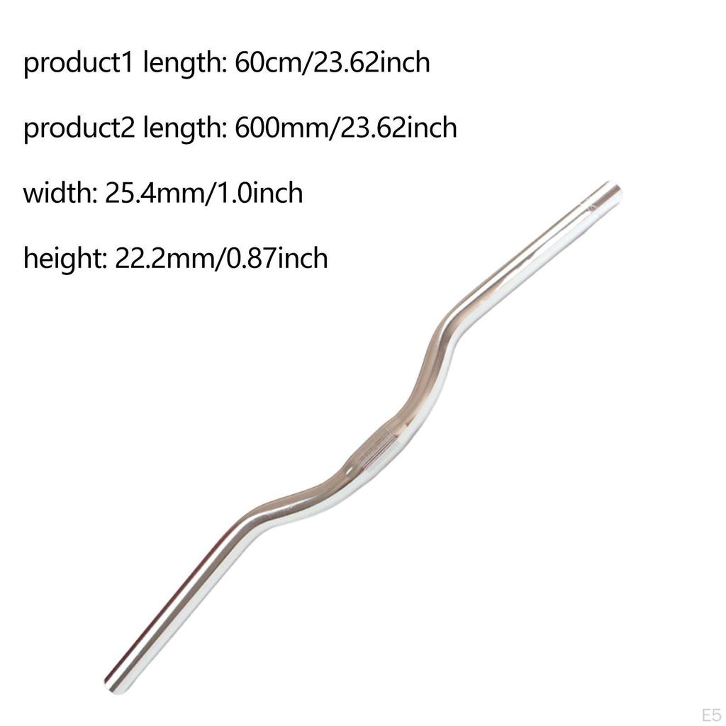 Guidão de Bicicleta, Altura de 35 Mm, Diâmetro da Empunhadura de 22,2 Mm, Peça de Reposição, Acessório de Guidão para