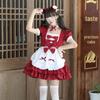 Japanese Soft Girl Pink Maid Dress Set - Pure & Lovely Cosplay Uniform