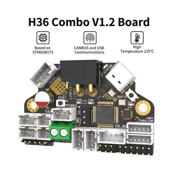 

1 Piece Black H36 High-Temperature Resistant Klipper Canbus PCB+Components Other