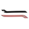 2Pcs Rear Fog Light Trim Cover Left and Right Trim Strip Replacement for Tesla Model Y 2020 To 2023 Varnish Black
