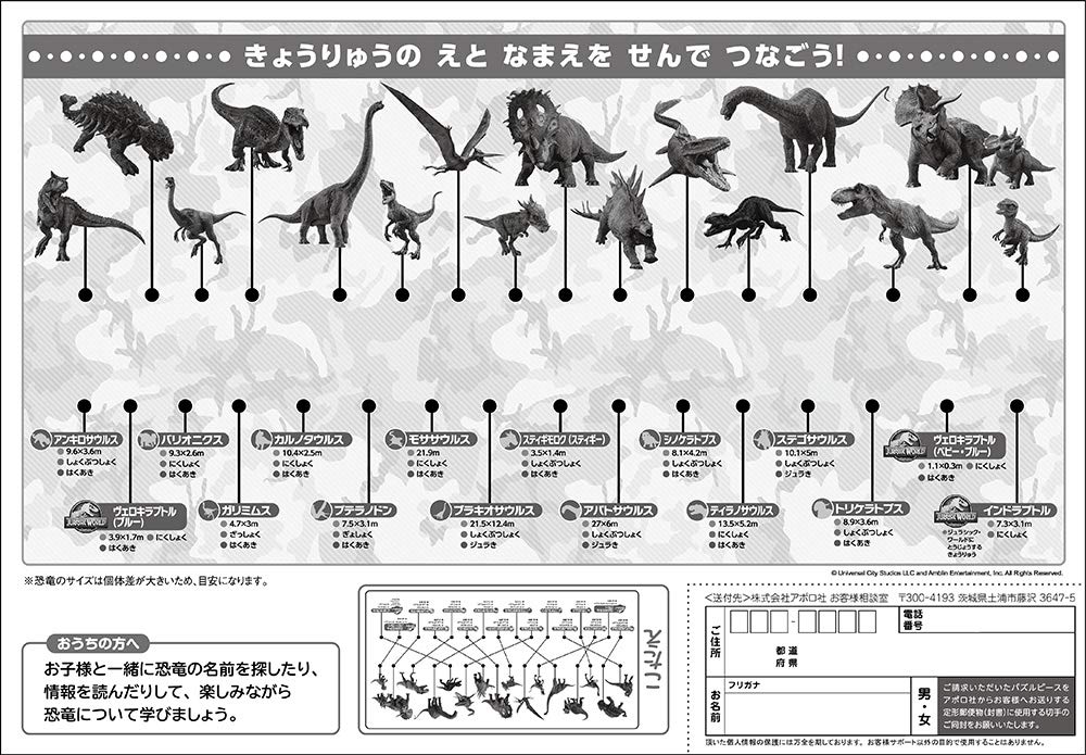 Apollo Obrázek Jurský svět Puzzle Puzzle 75 dílků Dětské 25-133