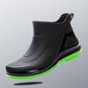 Rain Shoes Men's Short Tube Waterproof Casual Rain Shoes Fashionable Anti Slip Rain Shoes Thick Wear-resistant Rain Boots
