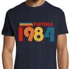 40th Birthday T-shirt 1984 Tshirt Birthday Souvenir Unisex for Unisex Happy Birthday T Shirt Retro Style TEE Gifts CONTTON Camisas