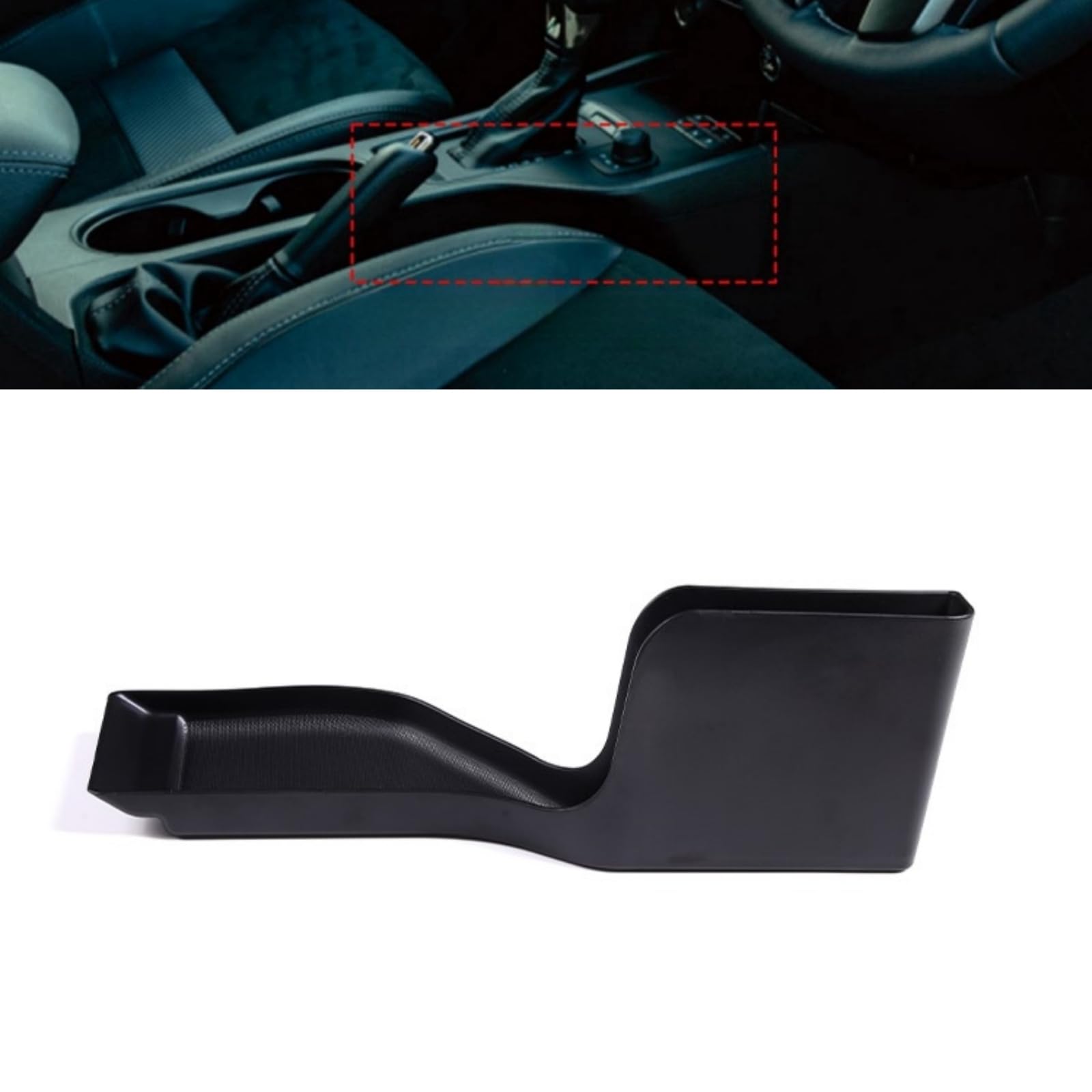 

Sauicemy Коробка для хранения консоли для Ford Ranger Органайзер для консоли Хранение Боковое хранение на центральной консоли Хранение в автомобиле Мобильный телефон Мелкие предметы Материал ABS