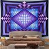 Geometric Colorful Diamond Pattern Pattern Wall Hanging Tapestry Decorative Tapestry Home Decor for Bedroom and Living Room
