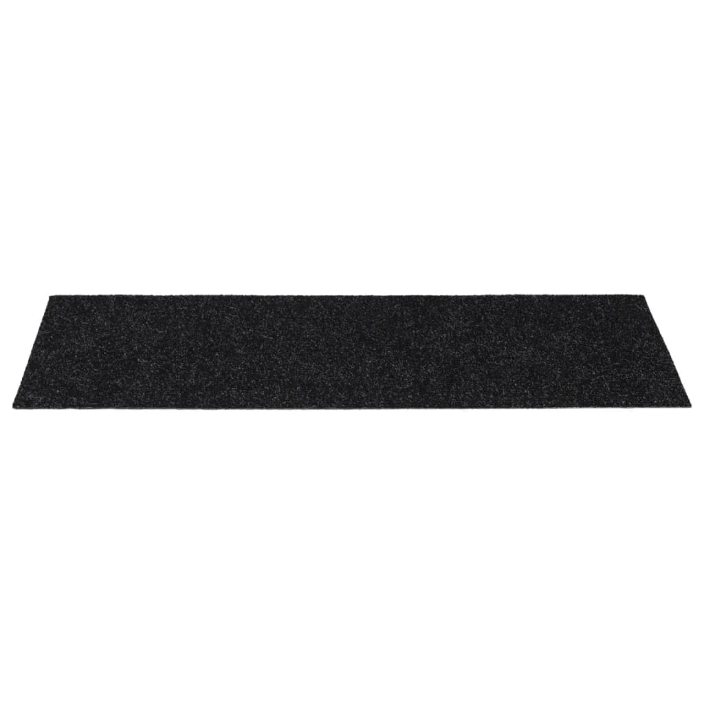 Vidaxl Samoprzylepne Nakładki Na Schody, 15 Szt., 60X25 Cm, Czarne