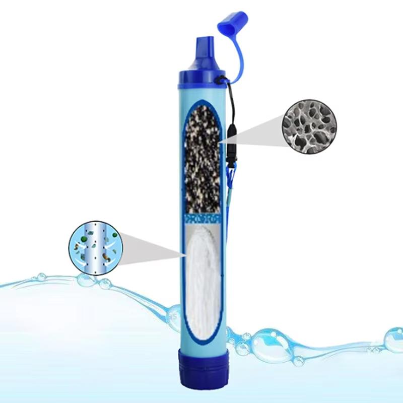Portable Mini Water Filter Straw for Camping Purification Outdoor Hiking Water Purifier Survival Emergency Supplies