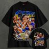 Camiseta Noche Noche Stephen Curry Camiseta Gráfica Hombres Mujeres Camiseta Oversize Y2k Algodón Manga Corta Streetwear Harajuku Ropa Femenina Masculina