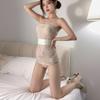 Sex Underwear, Sexy Tube Top, Embroidery, Printing, Perspective and Set, Pure Desire Cheongsam, Free of Tight Body and Hip Wrapping