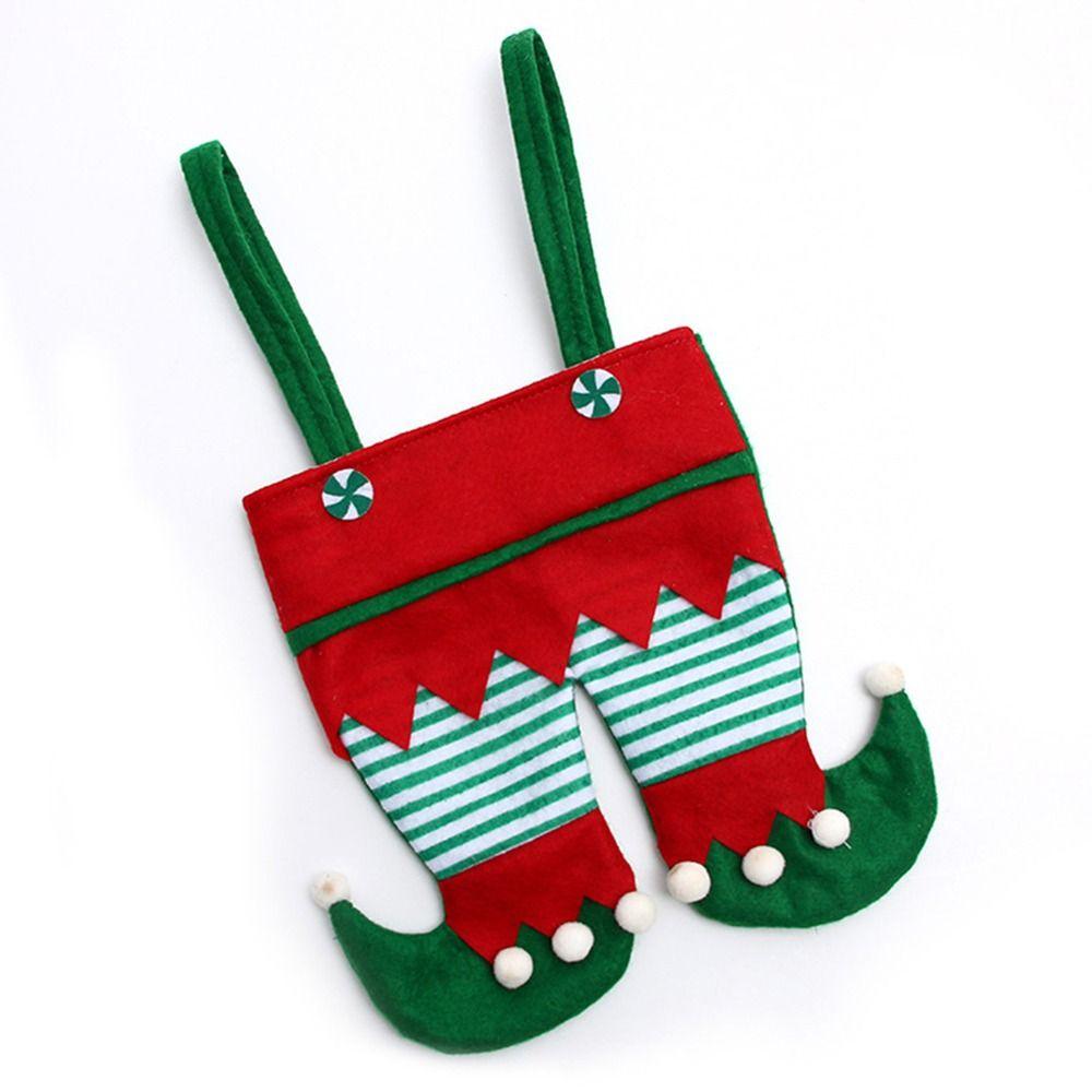 

Сумки Женские Подвеска Сумки Мешки Рождественская Сумка-Тоут Мешки для Конфет Эльфа Подарочные Мешки Холщовая Сумка 02